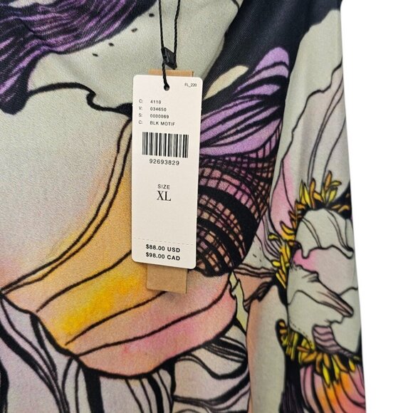 Anthropologie Conditions Apply Talitha Floral Top, Removable Strap, Size XL - Picture 4 of 9